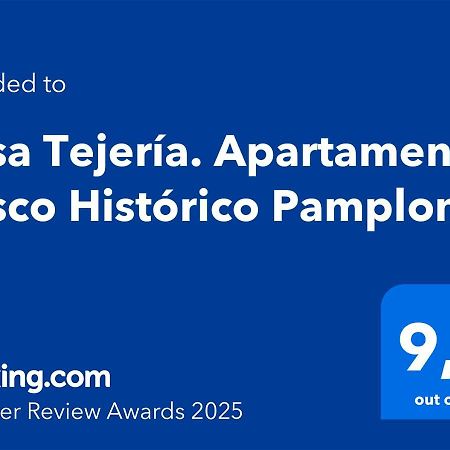 Casa Tejeria. Apartamento Casco Historico Памплона Экстерьер фото